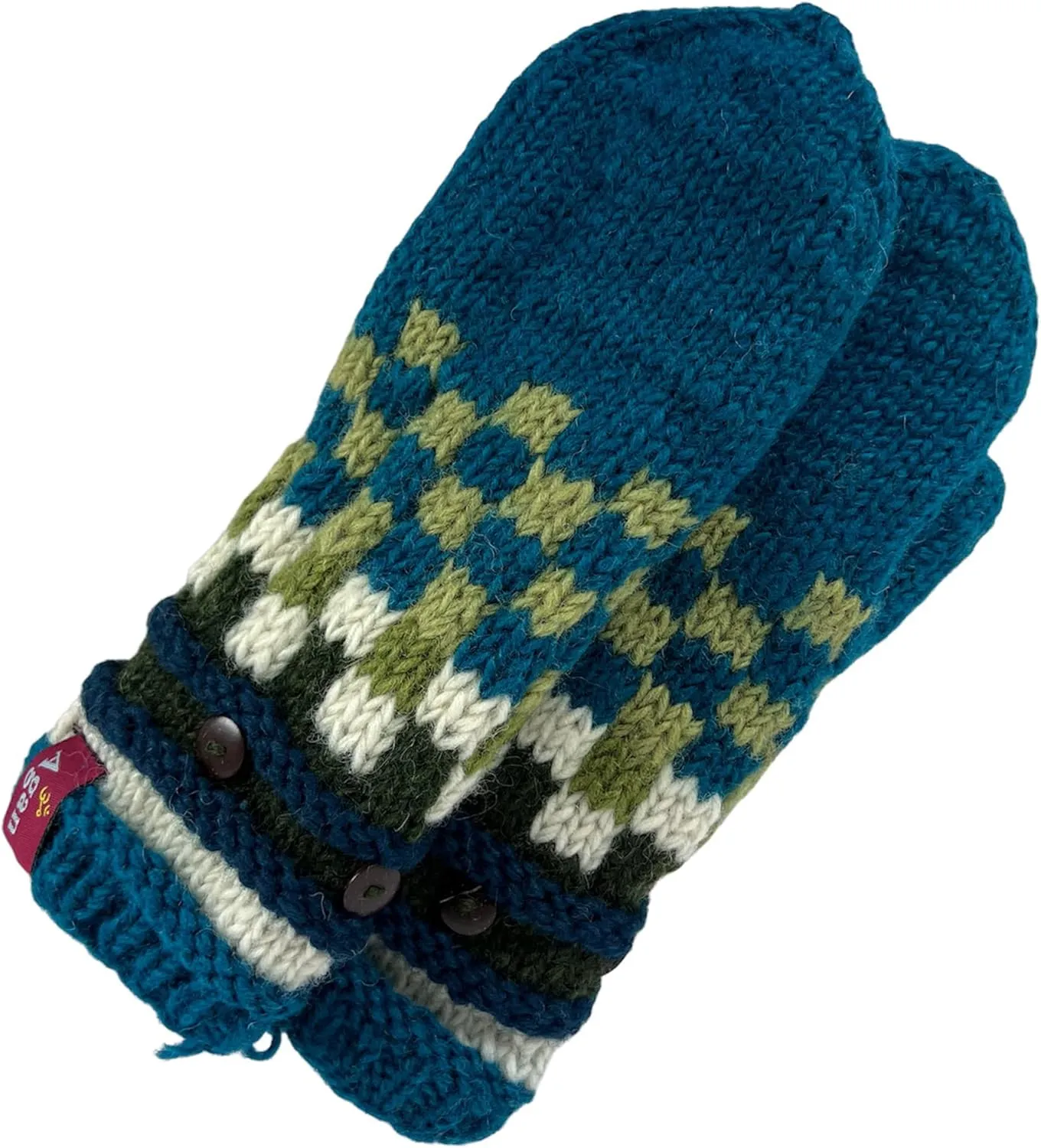 Agan Traders Women's 2025 Spring Assorted Women's Knit Wool Thick Hat Mitten Fingerless Glove Warm Fleece Lined Himalaya