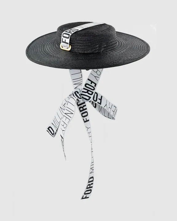 ANNIE Hat (Ford Millinery ribbon)