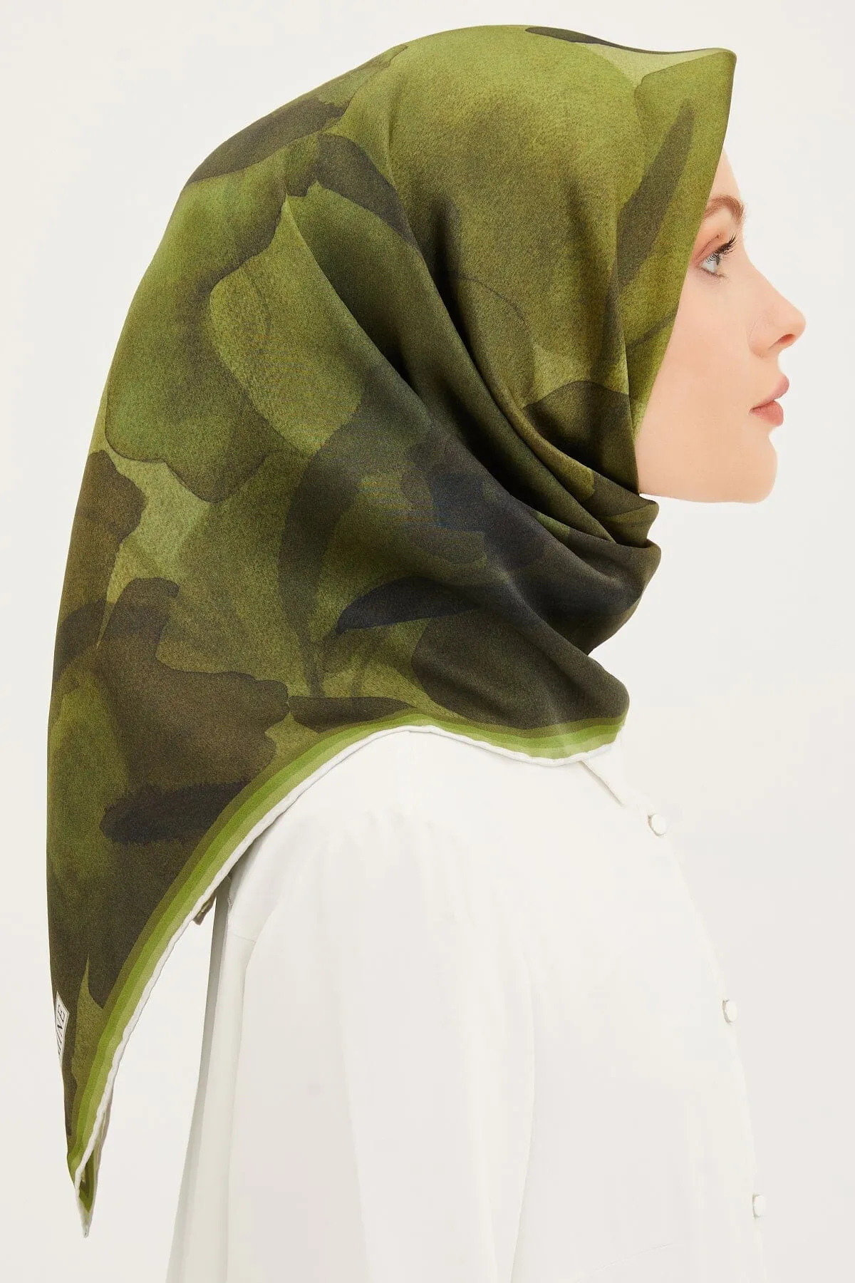 Armine Grace Floral Silk Scarf #55