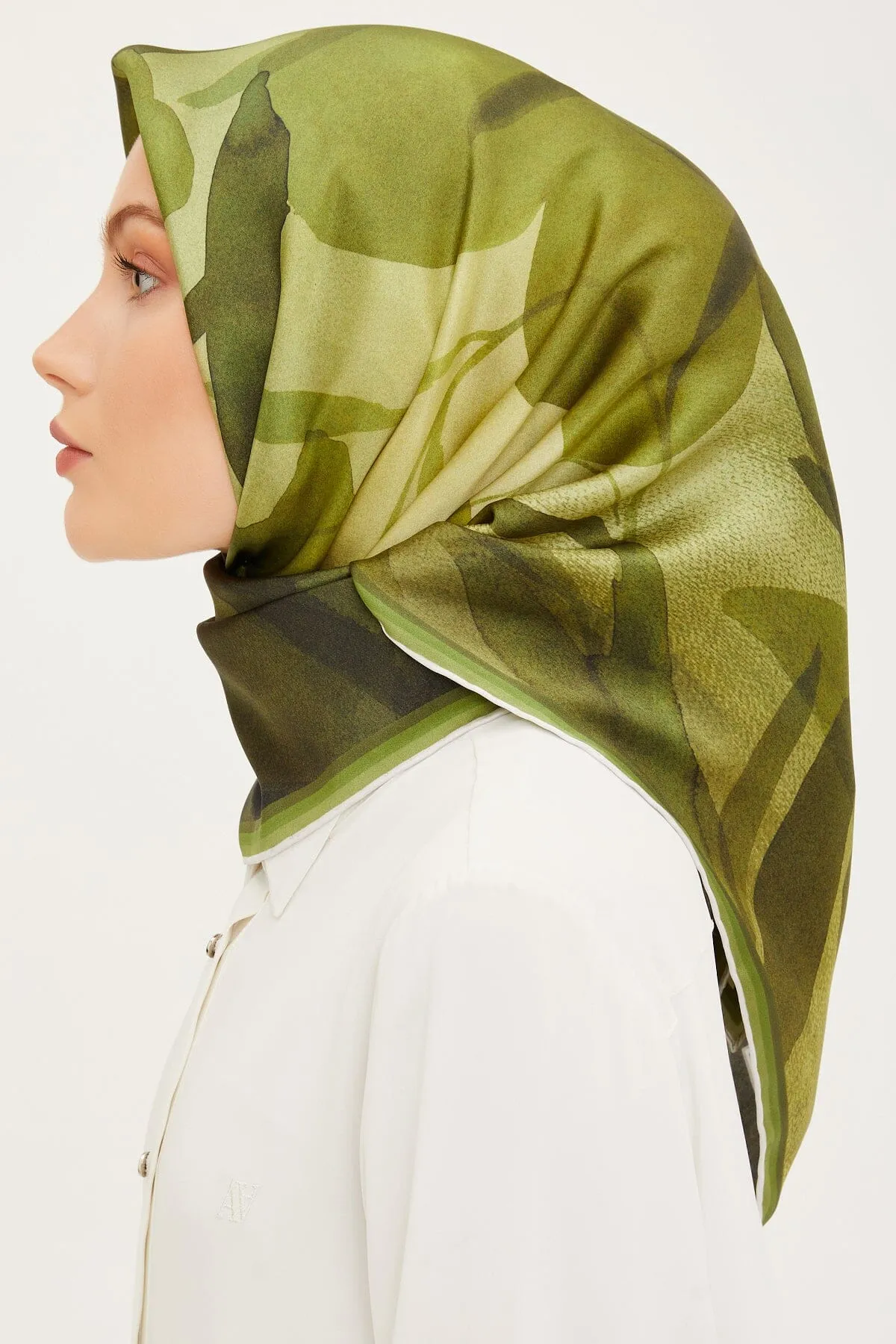 Armine Grace Floral Silk Scarf #55