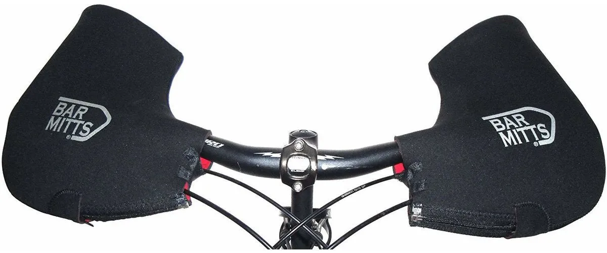 BAR MITTS HANDLEBAR POGIES LARGE BLACK