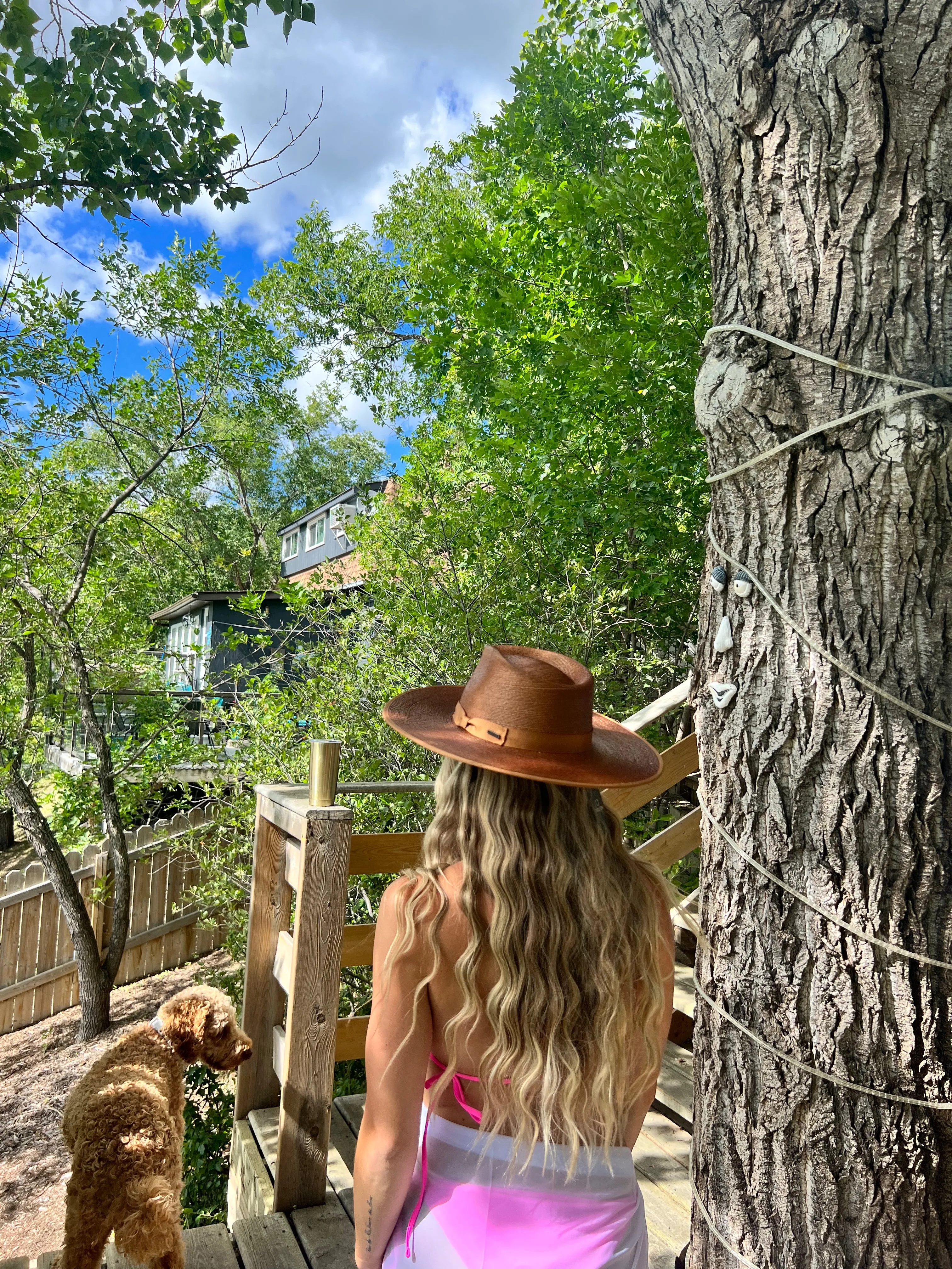 Brixton Joanna Straw Hat | Brown/Caramel