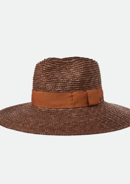 Brixton Joanna Straw Hat | Brown/Caramel