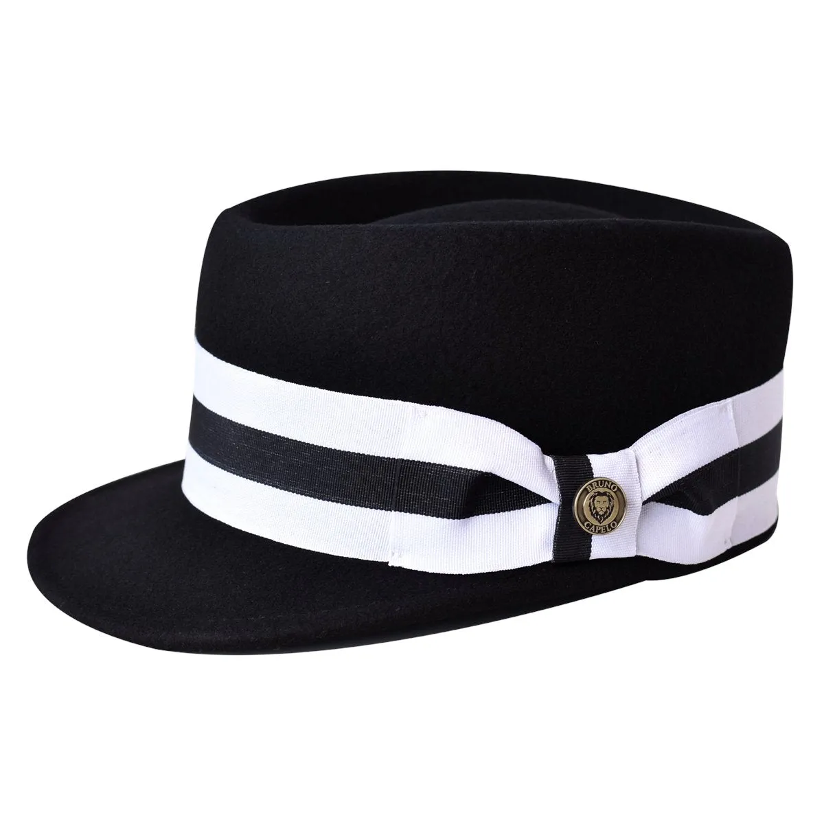 Bruno Capelo Legionnaire Boater (Wool) Wool Dress Cap