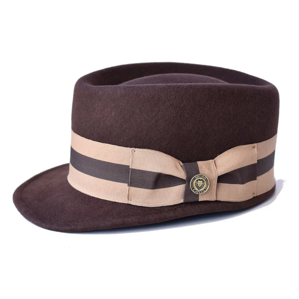 Bruno Capelo Legionnaire Boater (Wool) Wool Dress Cap