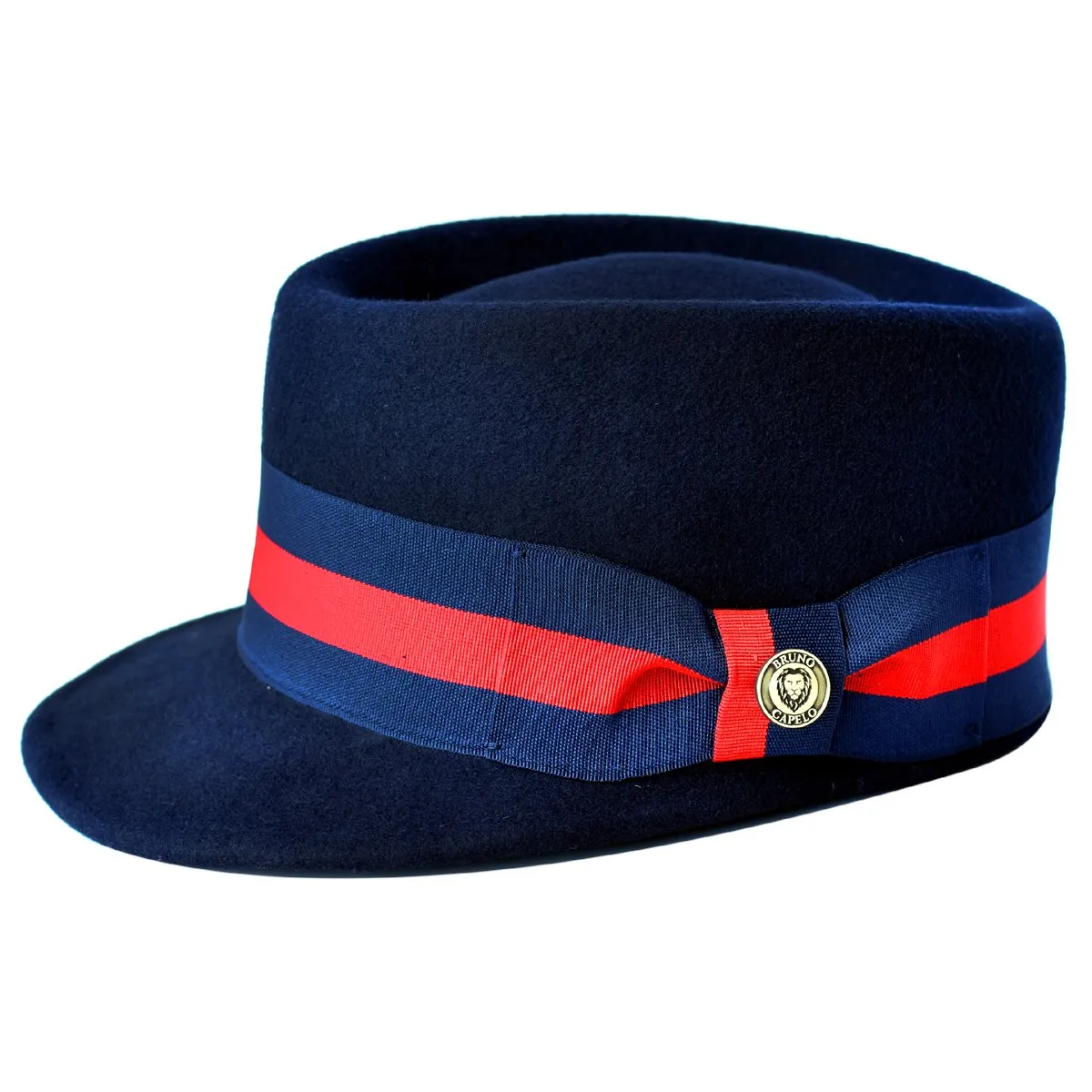 Bruno Capelo Legionnaire Boater (Wool) Wool Dress Cap