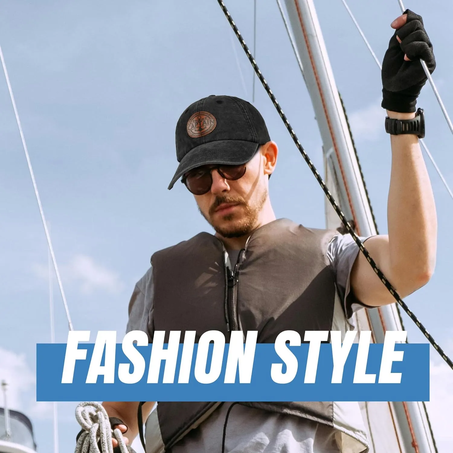 Captain Hat for Men Women,Cool Boat Gifts for Boat Owners,Boating Gifts Accessories for Dad