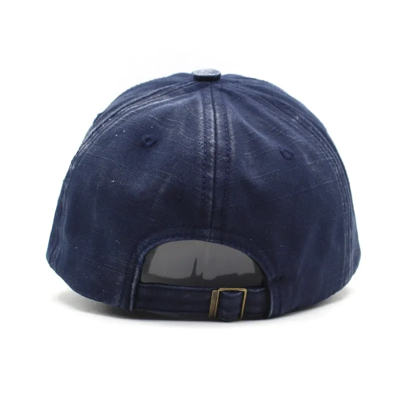 Classic Embossed Vintage Snapback Cap