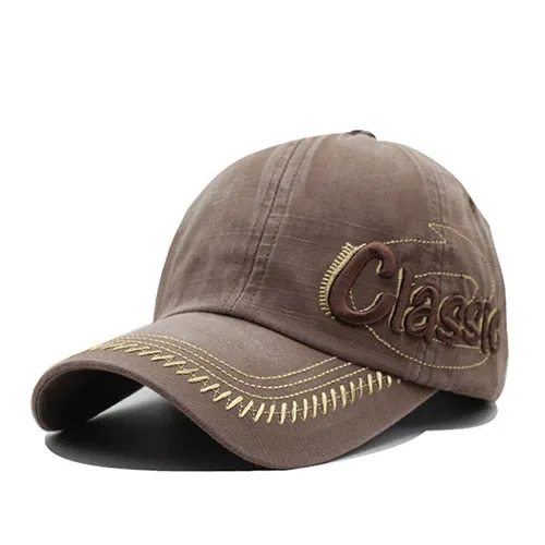 Classic Embossed Vintage Snapback Cap