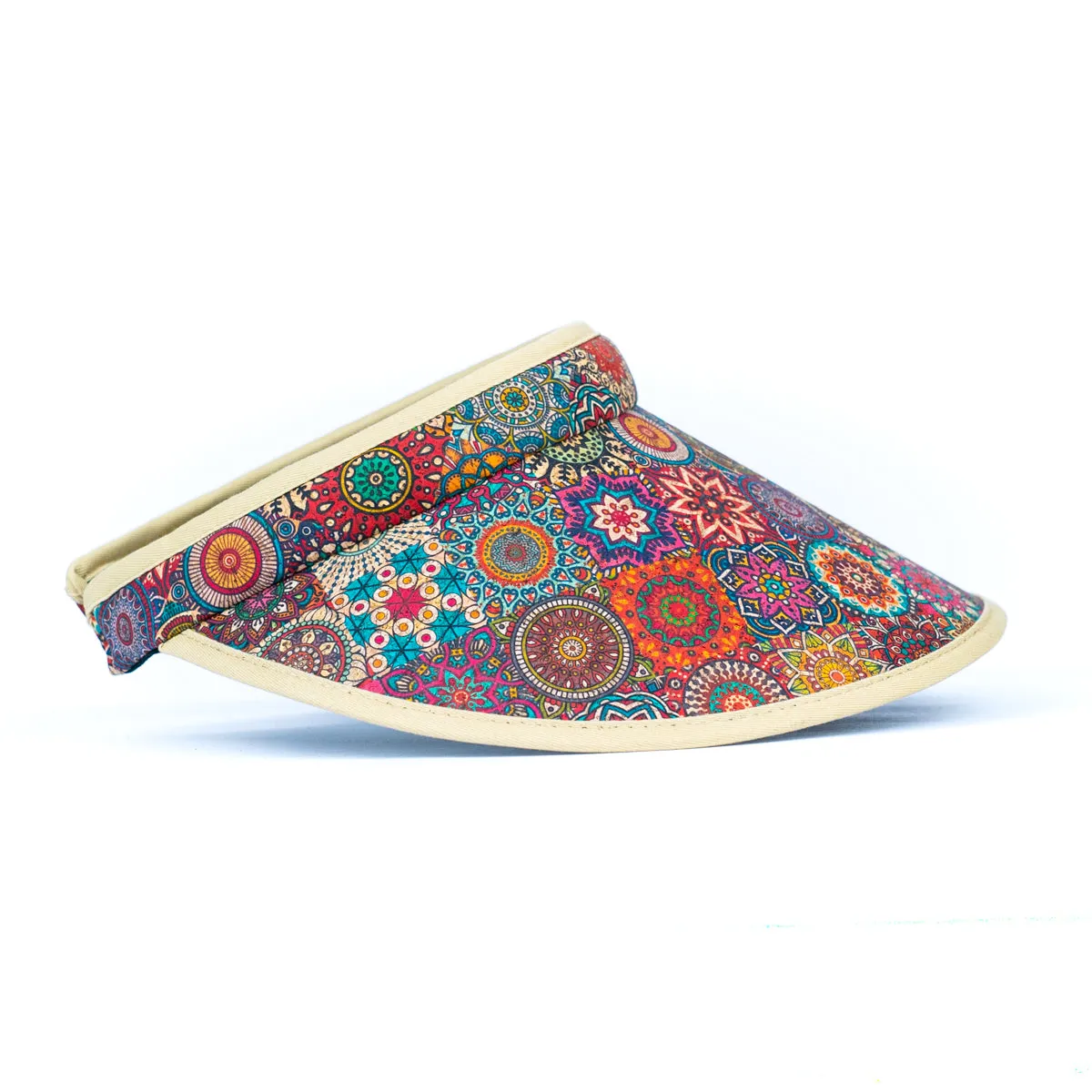 Cork Printed Women's Sun Visor L-100-MIX-8