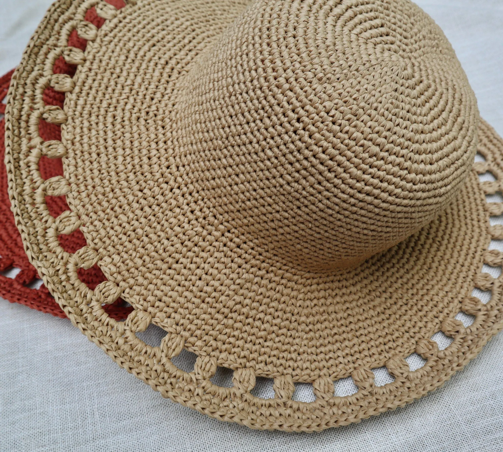 Crochet Sun Hat Pattern & Video Tutorial printable/ downloadable PDF pattern US women's S/M/L