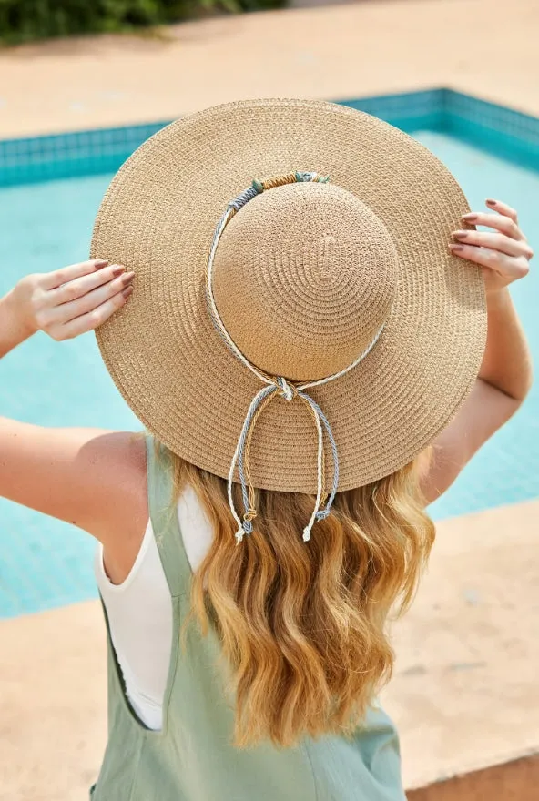 Deep Sea Wide Brim Straw Hat
