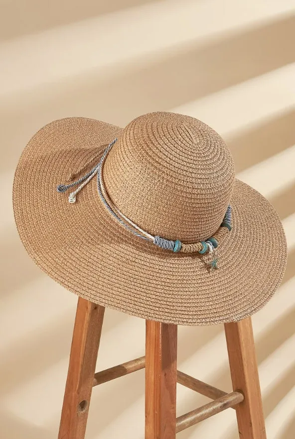 Deep Sea Wide Brim Straw Hat
