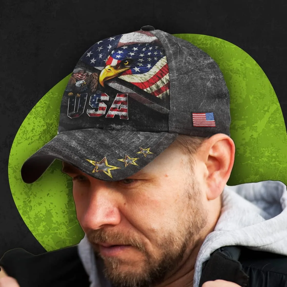 Eagle Usa Baseball Cap - Christian Hats for Men and Women