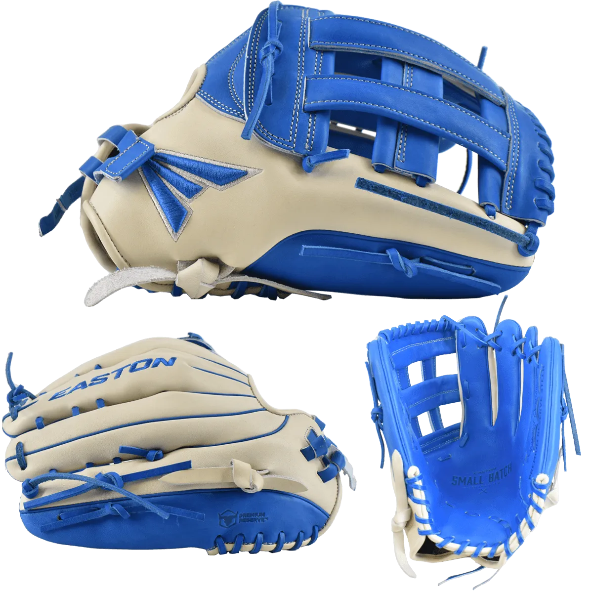 Easton Small Batch No. 69 Slowpitch Softball Glove - Grey/Royal