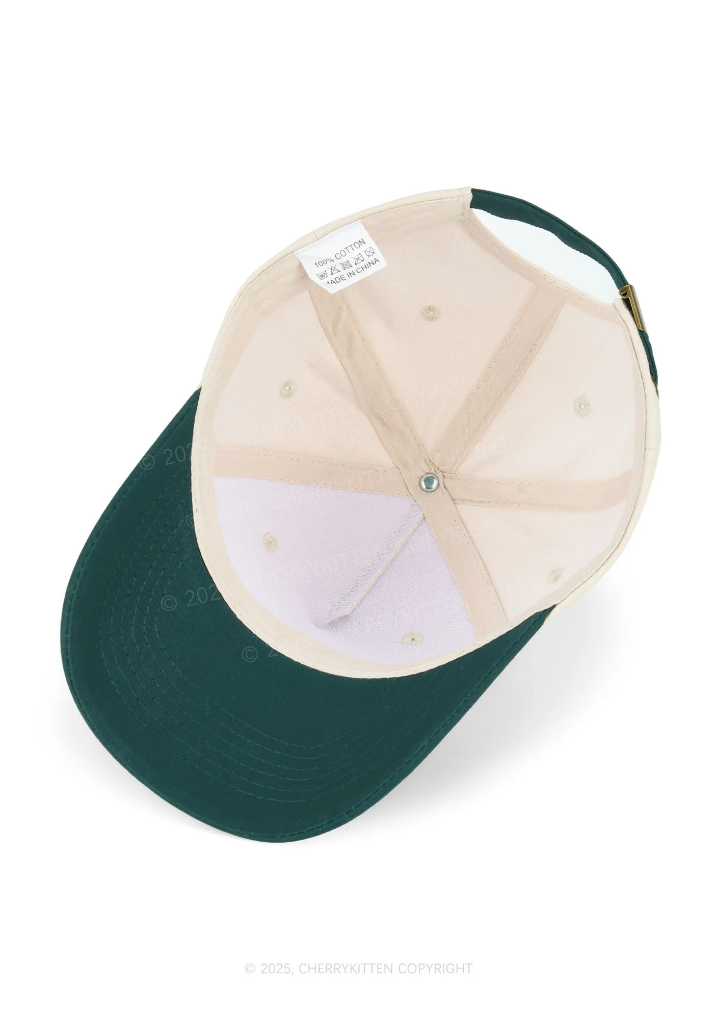 Embroidered My Girlfriend Is Lesbian Pride Y2K Color Block Baseball Cap Cherrykitten