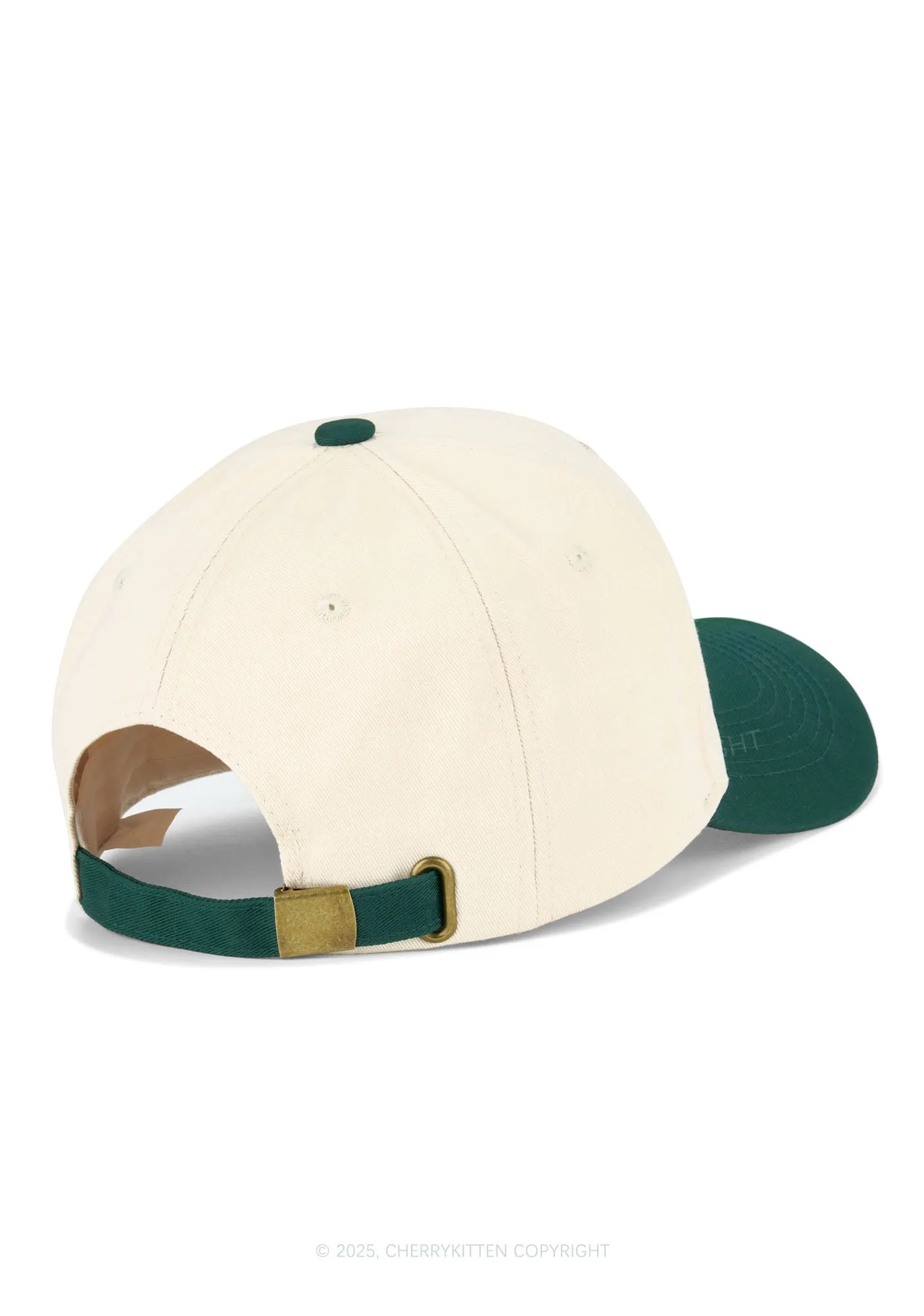 Embroidered My Girlfriend Is Lesbian Pride Y2K Color Block Baseball Cap Cherrykitten