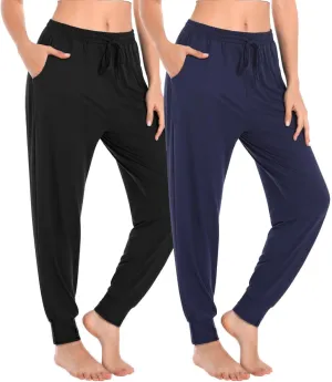 Envlon Womens Yoga Sweatpants Loose Lightweight Workout Joggers Pants Drawstring Comfy Casual Lounge Pants with Pockets