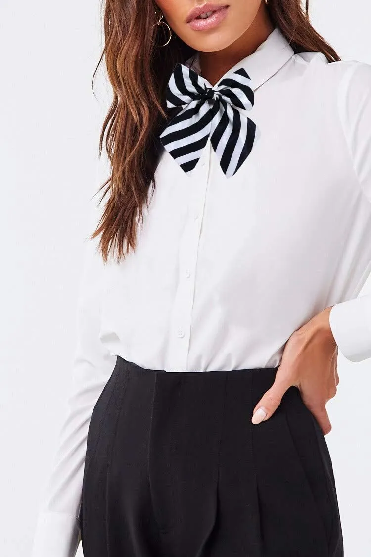 Flairs New York Women Handmade Pre-Tied Bowknot Bow Tie