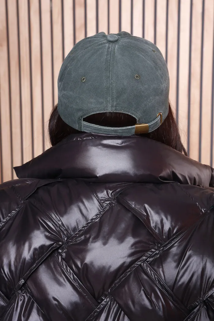 Hats Off Vintage Wash Baseball Cap - Hunter Green