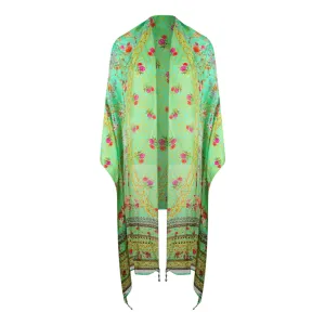 Inoa Chartreuse 12007 Green Long Rectangular Scarf