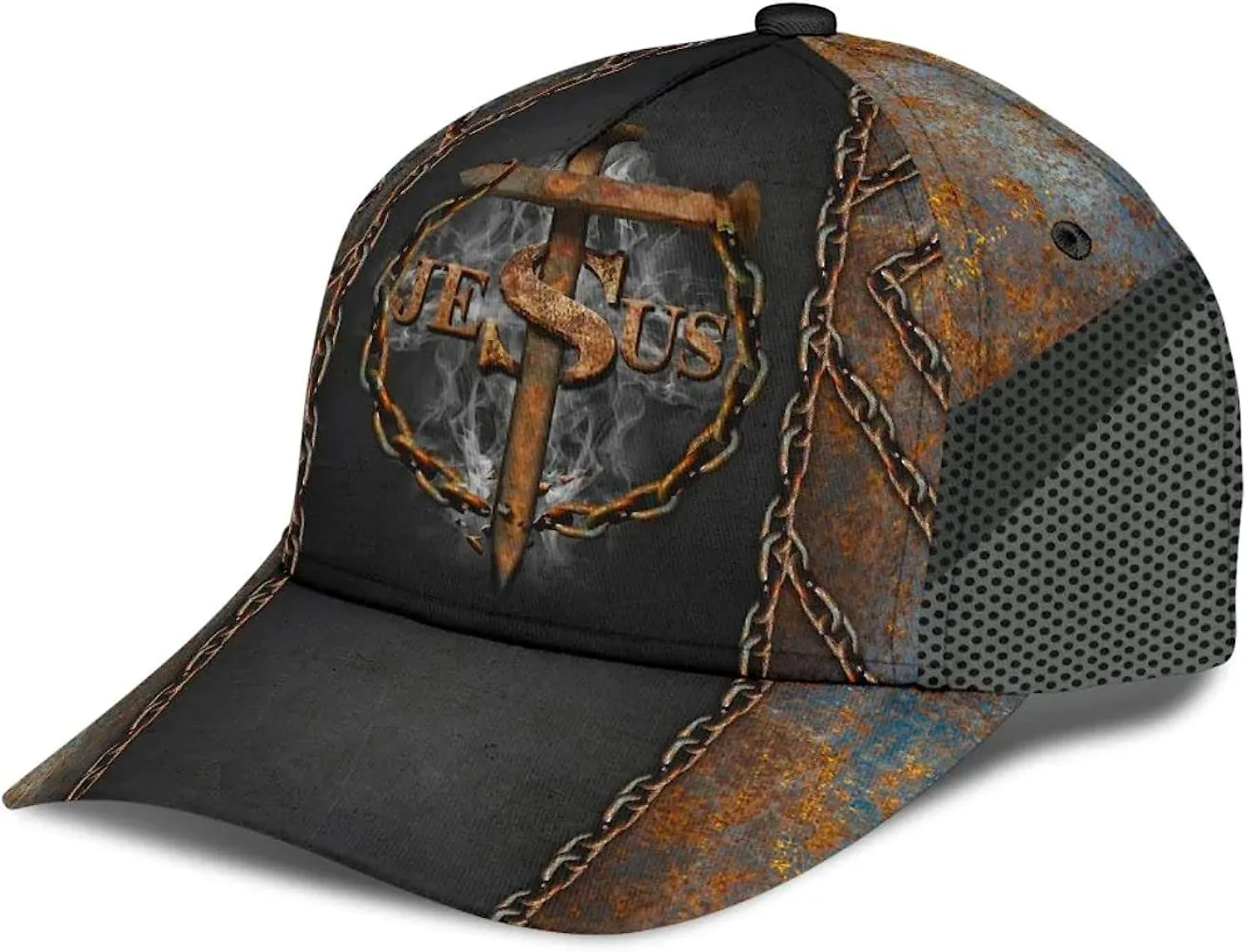 Jesus Cross Nails Baseball Cap - Christian Hats for Men and Women