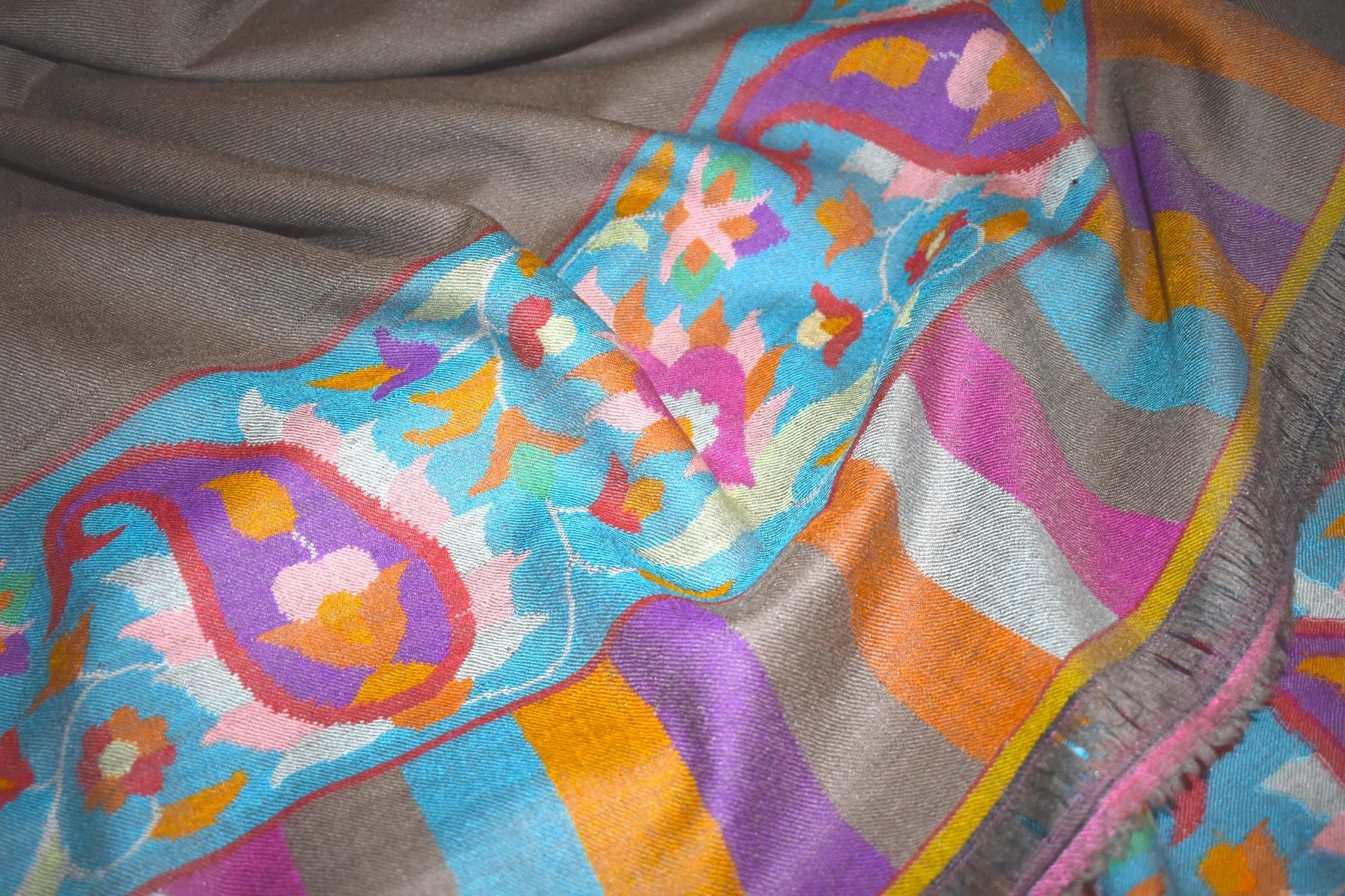 kani pashmina shawl paldar natural 40x80 inch
