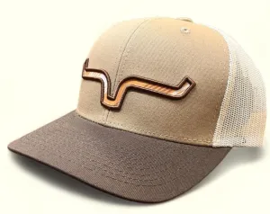 Kimes Ranch Anson Trucker Khaki Snap Back Ball Cap