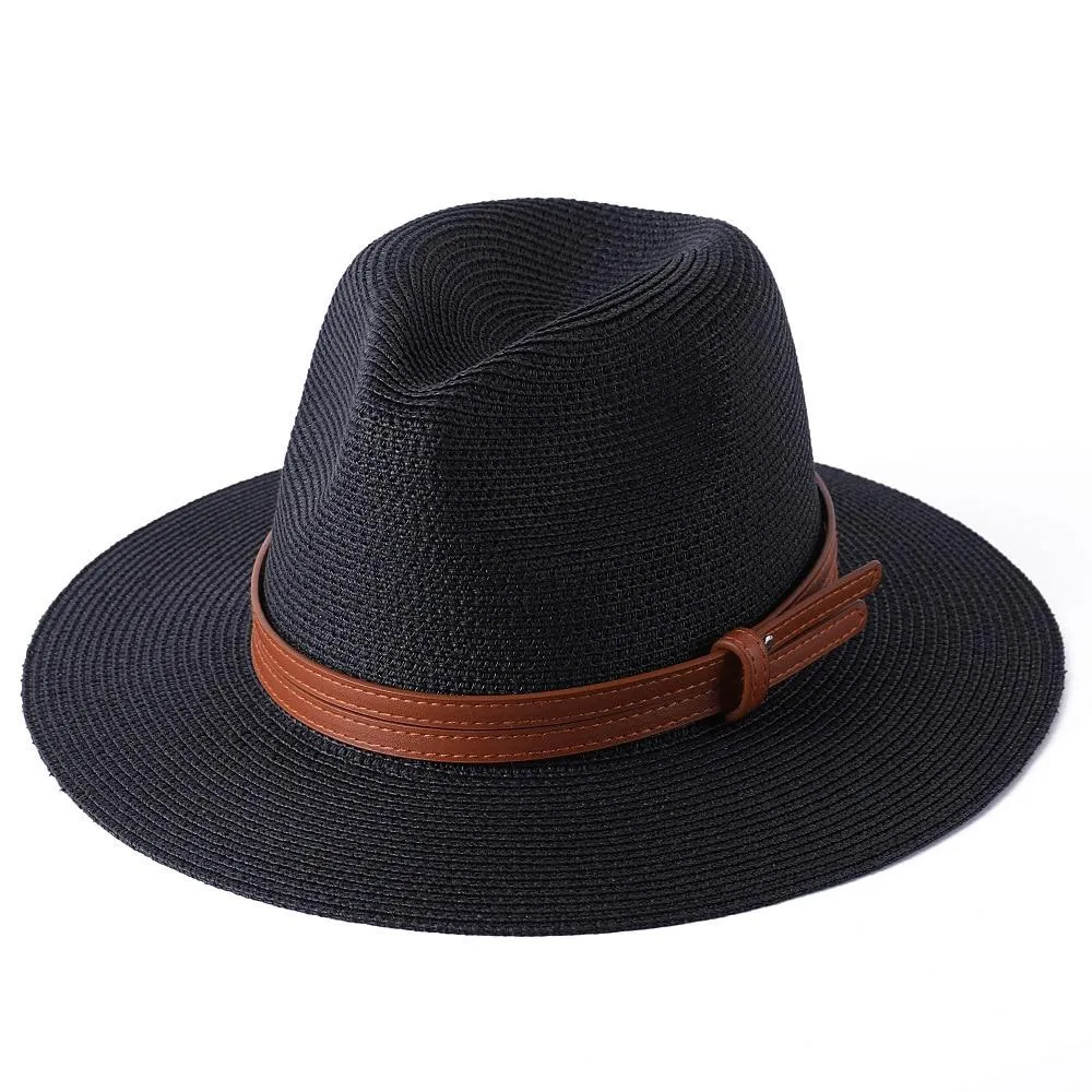 Malaga Panama Hat With Leather Band