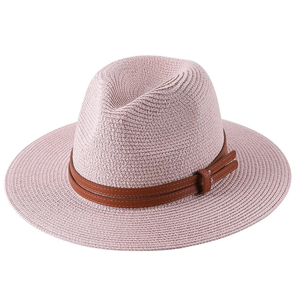 Malaga Panama Hat With Leather Band