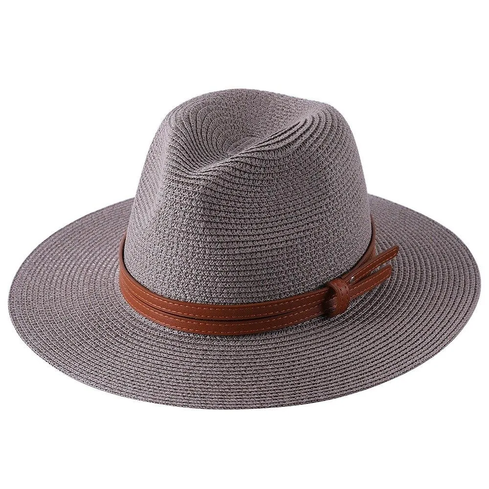 Malaga Panama Hat With Leather Band