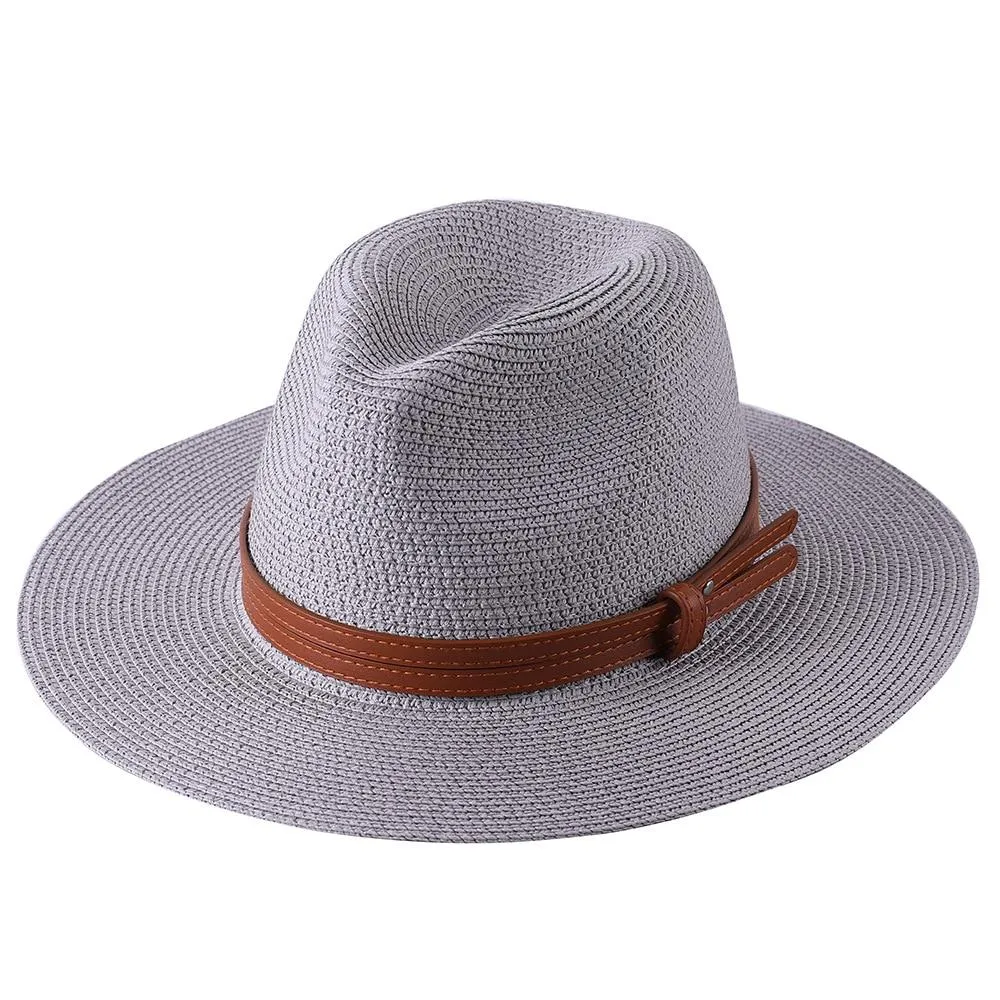 Malaga Panama Hat With Leather Band