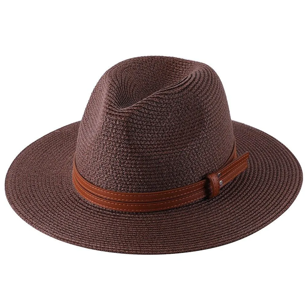 Malaga Panama Hat With Leather Band