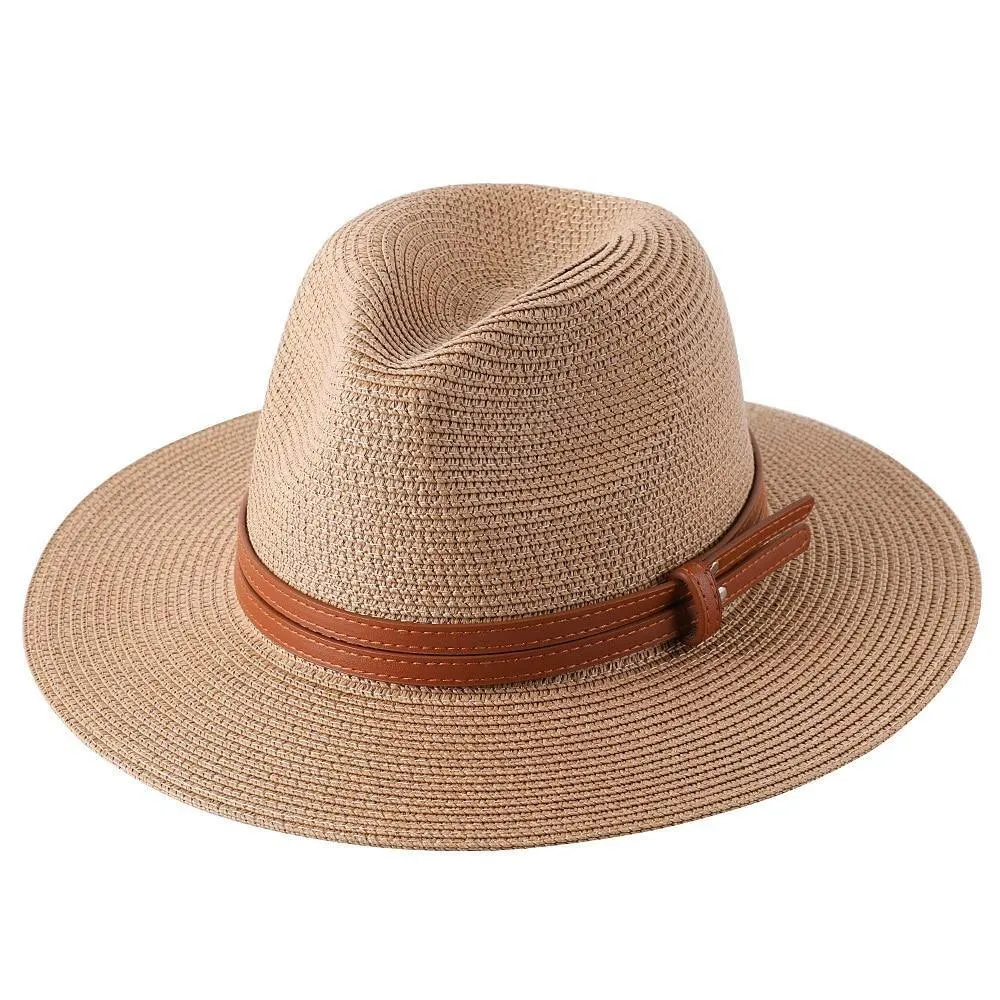 Malaga Panama Hat With Leather Band