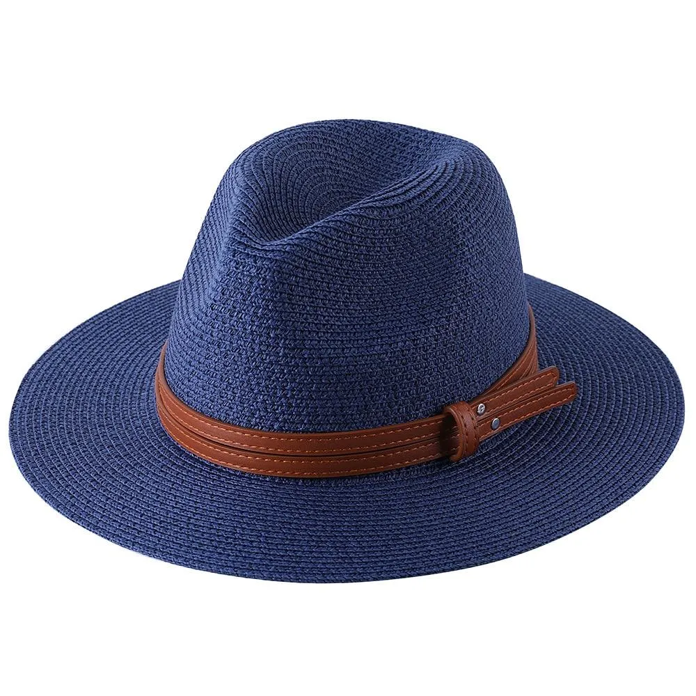 Malaga Panama Hat With Leather Band