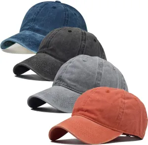 Men Women Baseball Sun Hats Summer Vintage Washed Distressed Baseball Cap Dad Golf Hat for Men Women