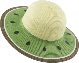 Muryobao Girl Kids Summer Straw Wide Brim Floppy Beach Sun Hat