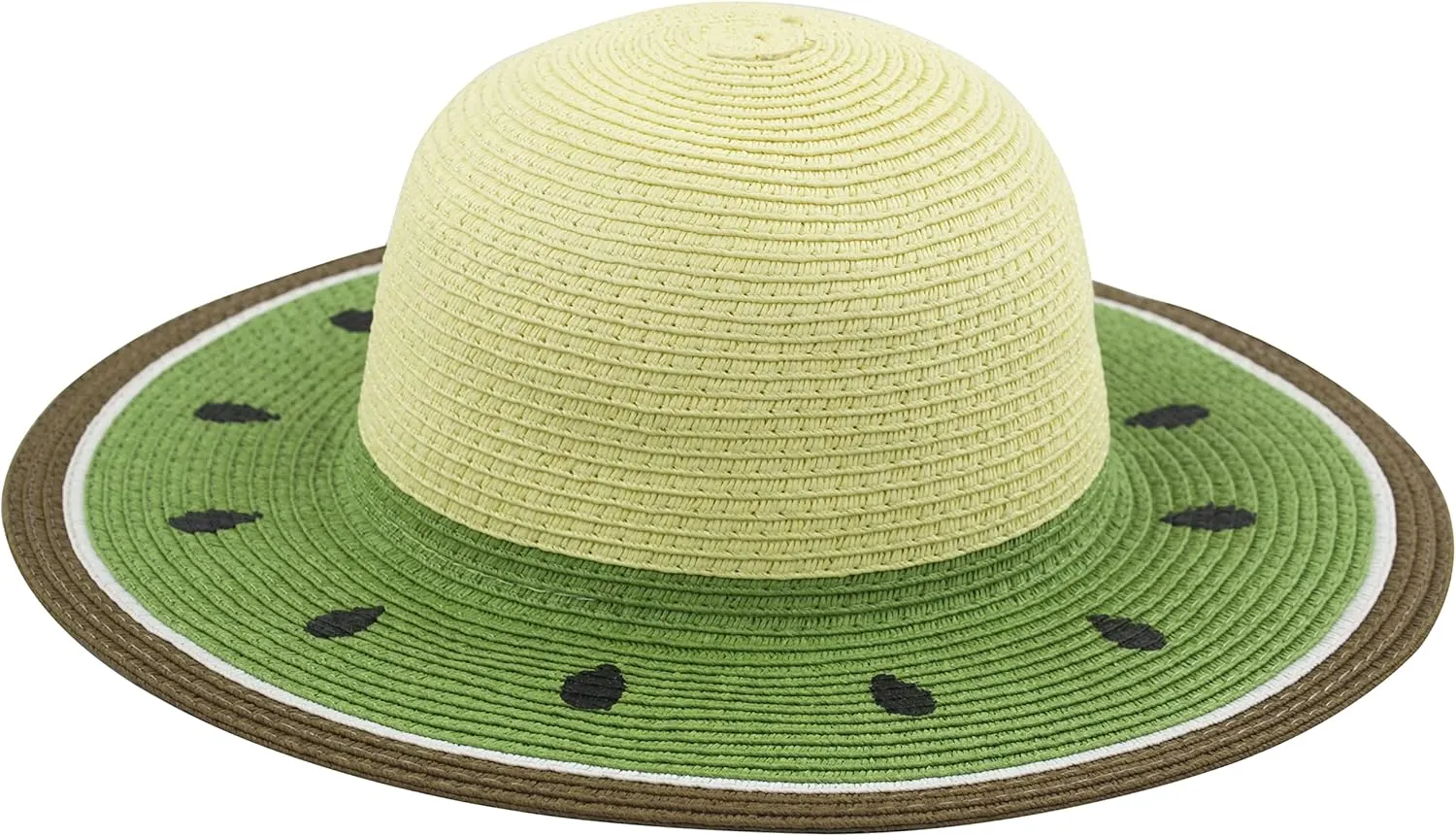 Muryobao Girl Kids Summer Straw Wide Brim Floppy Beach Sun Hat