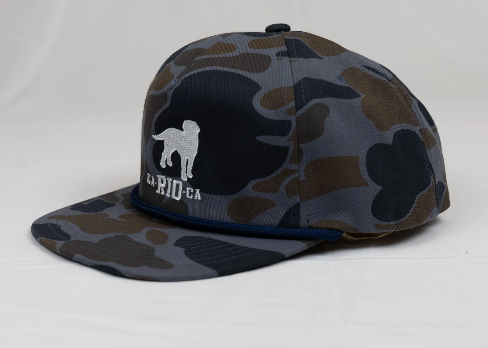 OLD SCHOOL CAMO UNSTRUCTURED ROPE HAT