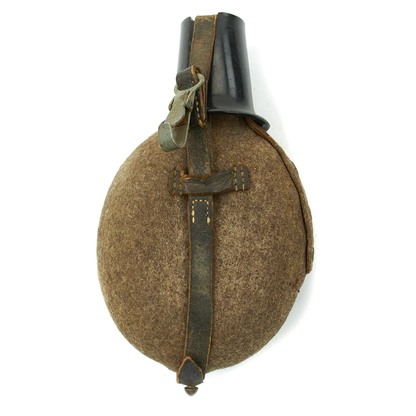Original German WWII USGI Captured Normandy Camouflage Bring Back Box with Contents