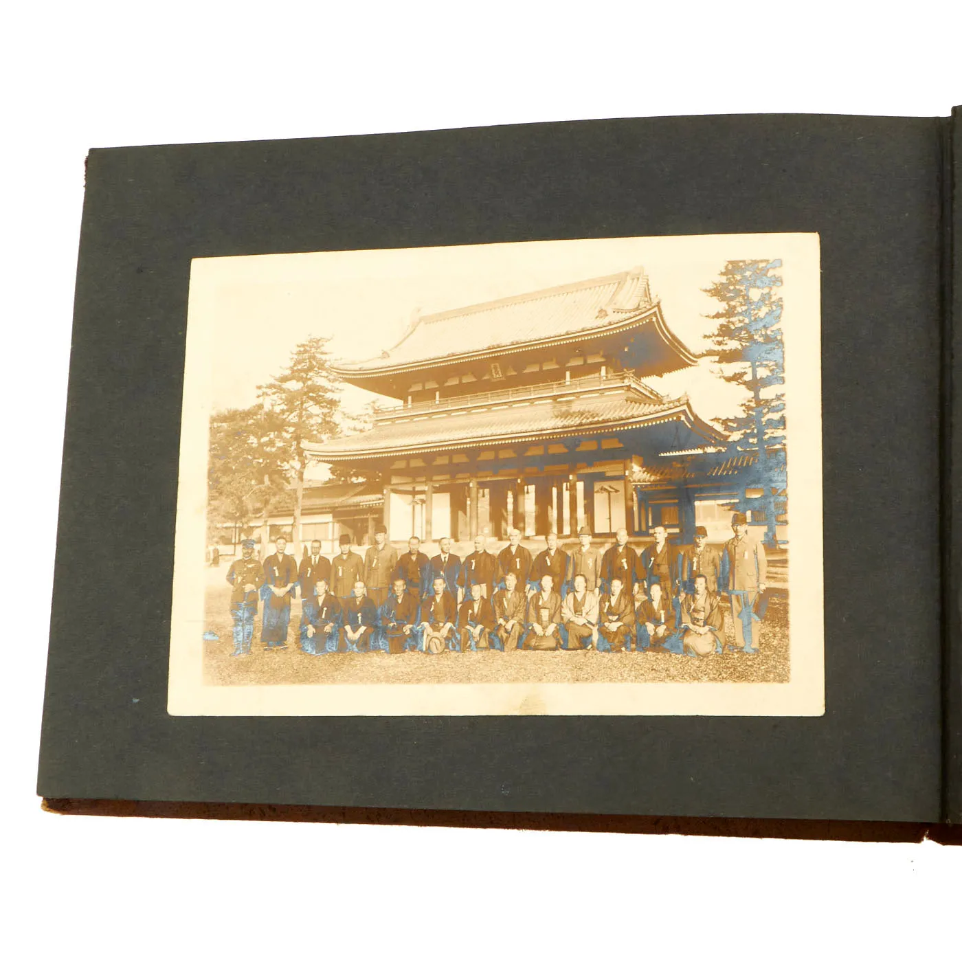 Original Imperial Japanese Army WWII Service Memories Personal Photo Album Featuring Emperor Hirohito - 63 Pictures