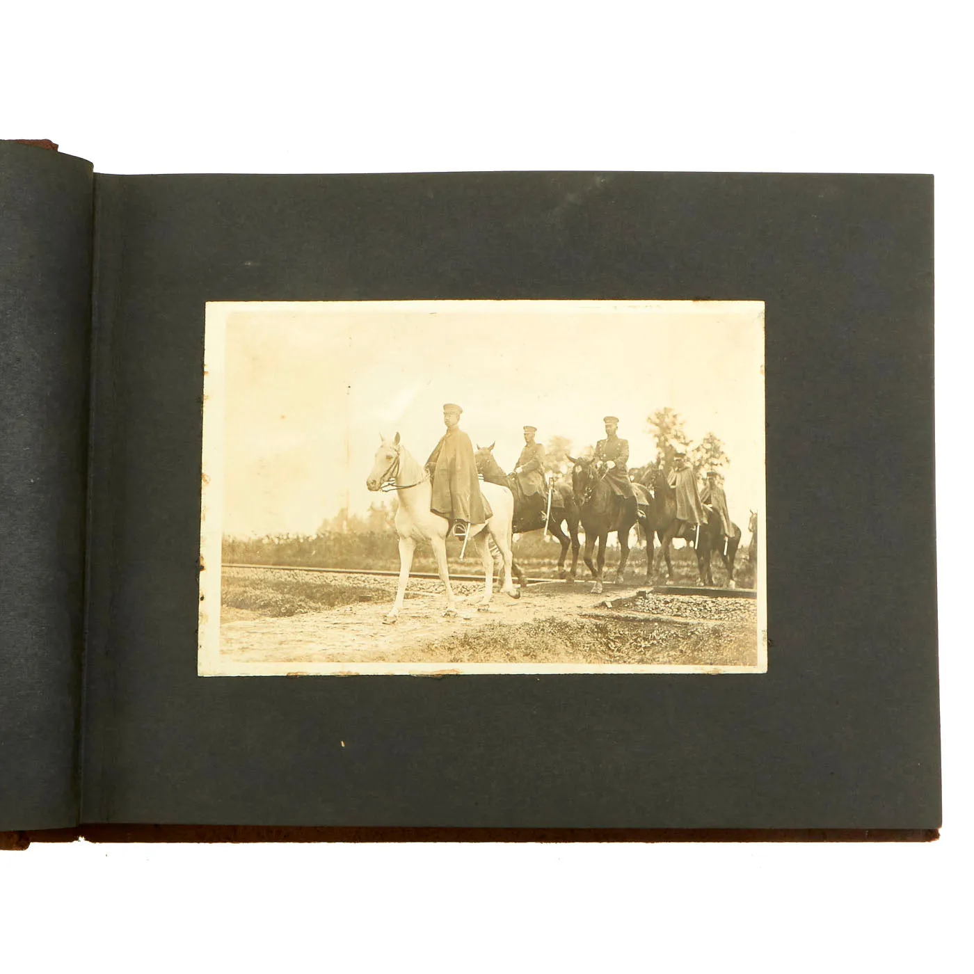 Original Imperial Japanese Army WWII Service Memories Personal Photo Album Featuring Emperor Hirohito - 63 Pictures