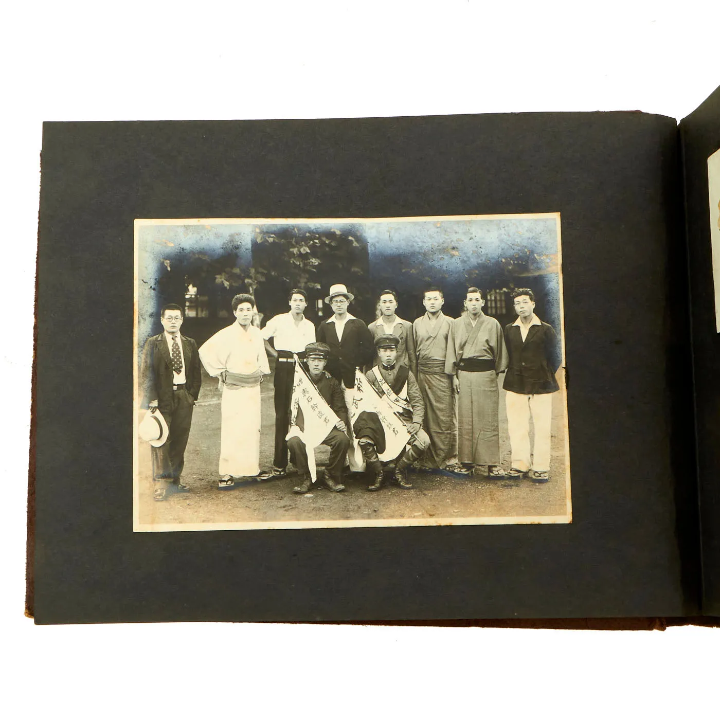 Original Imperial Japanese Army WWII Service Memories Personal Photo Album Featuring Emperor Hirohito - 63 Pictures