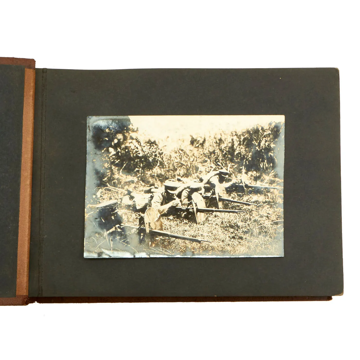 Original Imperial Japanese Army WWII Service Memories Personal Photo Album Featuring Emperor Hirohito - 63 Pictures