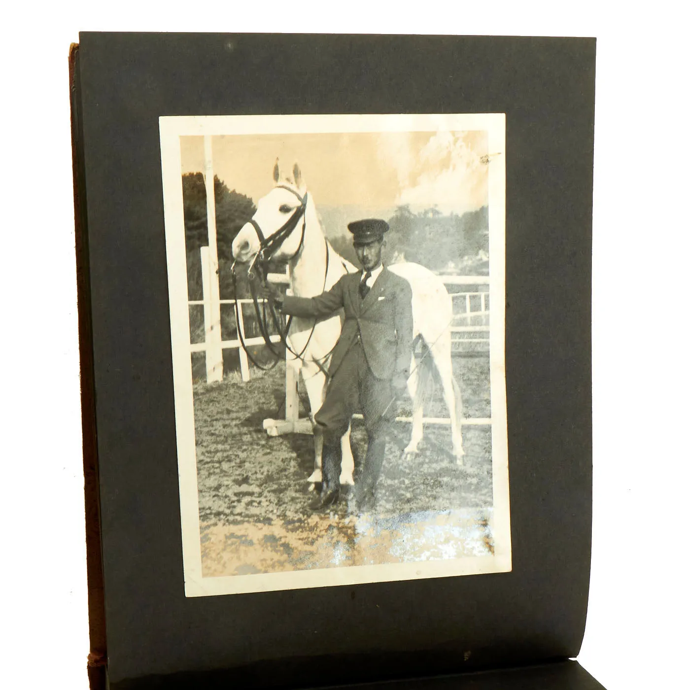 Original Imperial Japanese Army WWII Service Memories Personal Photo Album Featuring Emperor Hirohito - 63 Pictures