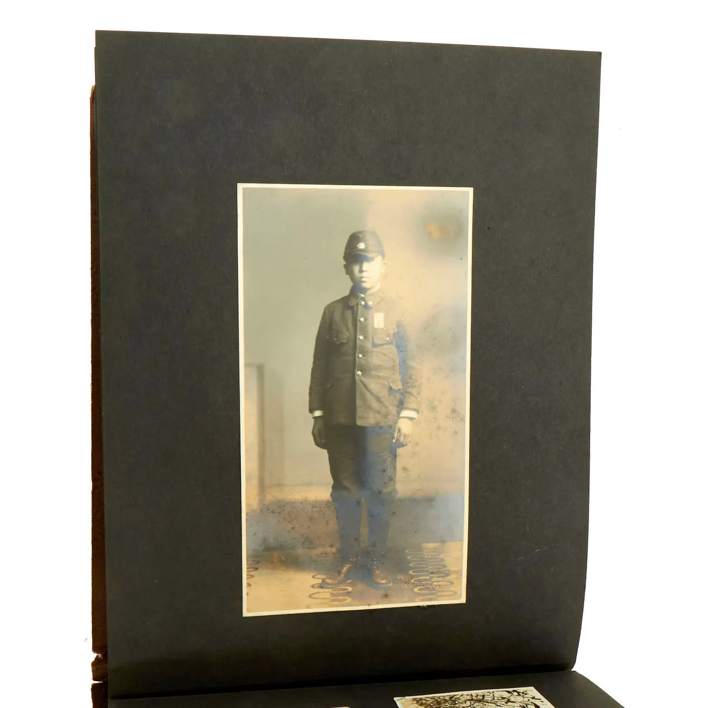 Original Imperial Japanese Army WWII Service Memories Personal Photo Album Featuring Emperor Hirohito - 63 Pictures