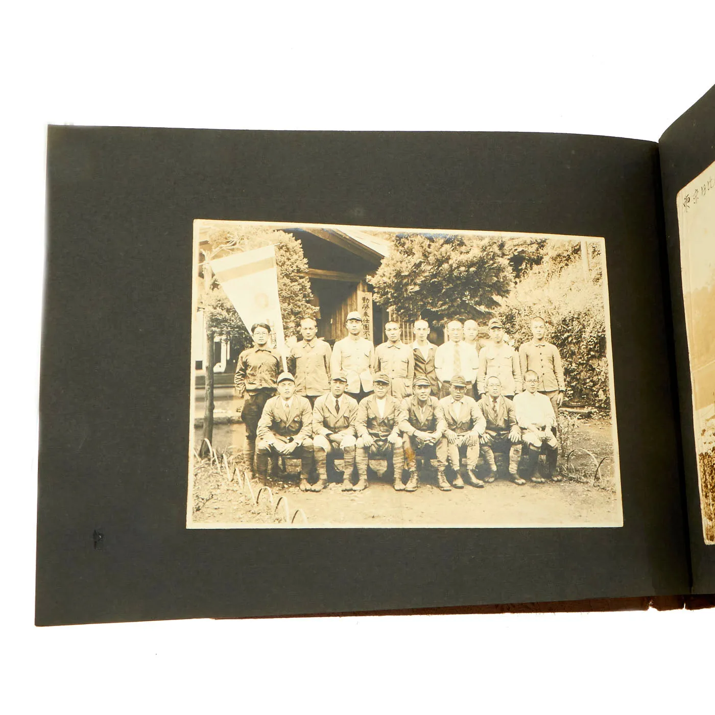 Original Imperial Japanese Army WWII Service Memories Personal Photo Album Featuring Emperor Hirohito - 63 Pictures