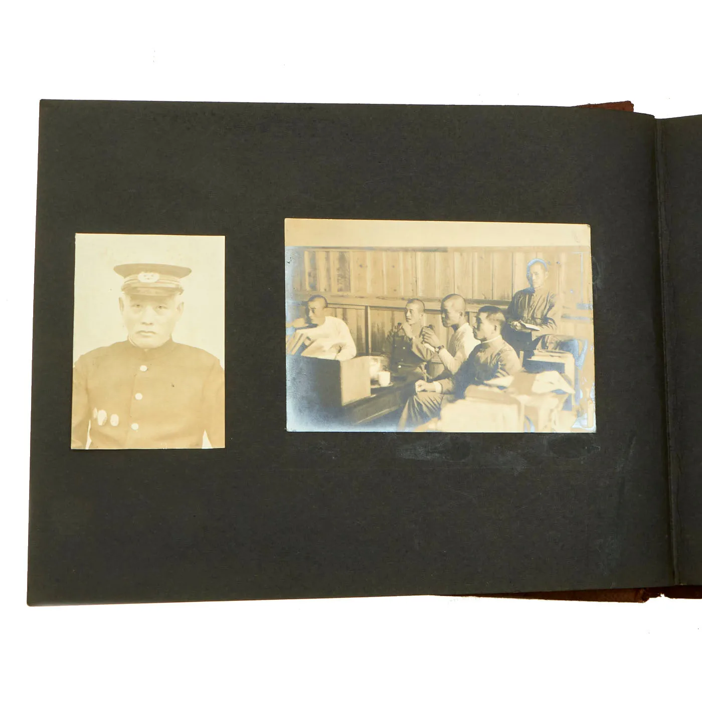 Original Imperial Japanese Army WWII Service Memories Personal Photo Album Featuring Emperor Hirohito - 63 Pictures