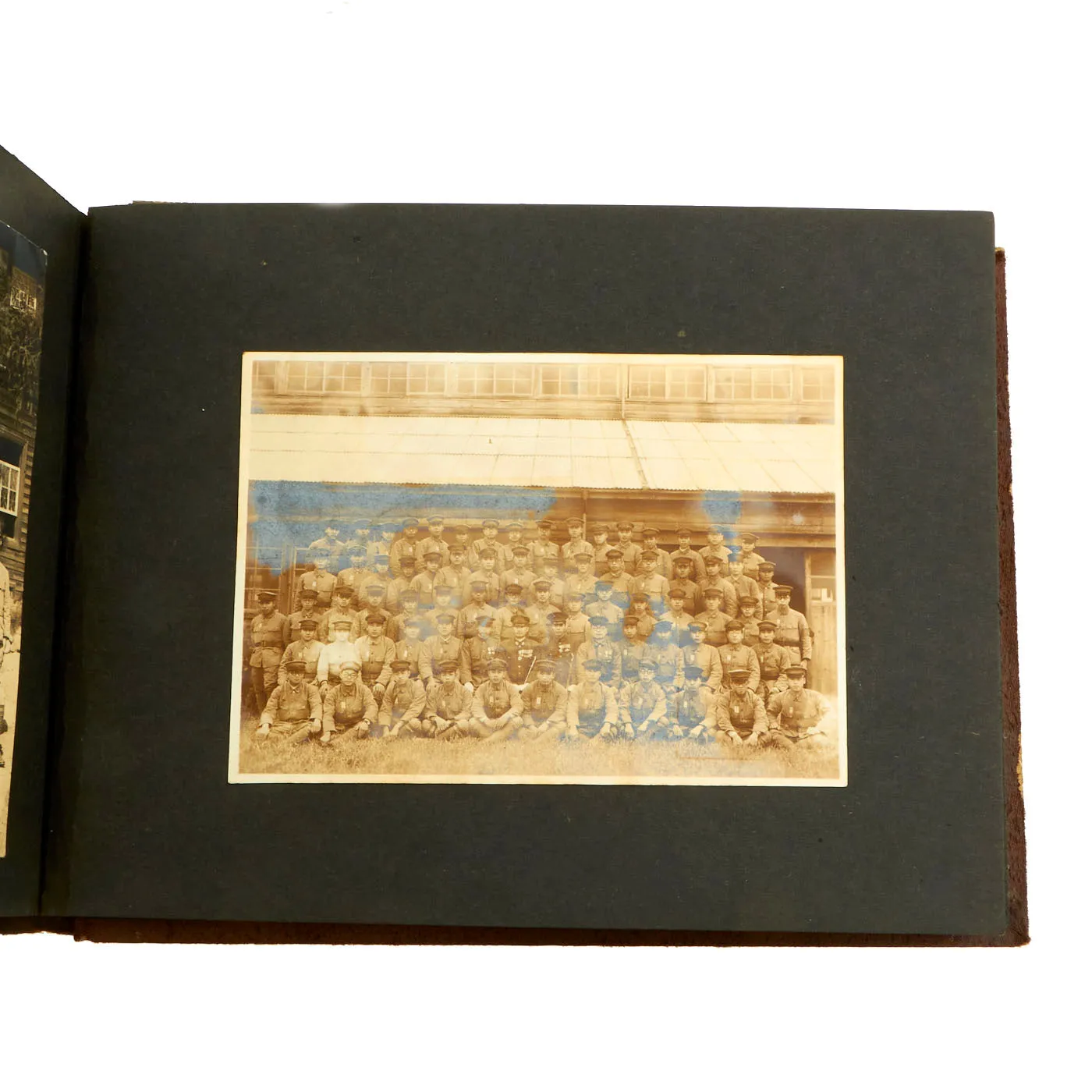 Original Imperial Japanese Army WWII Service Memories Personal Photo Album Featuring Emperor Hirohito - 63 Pictures