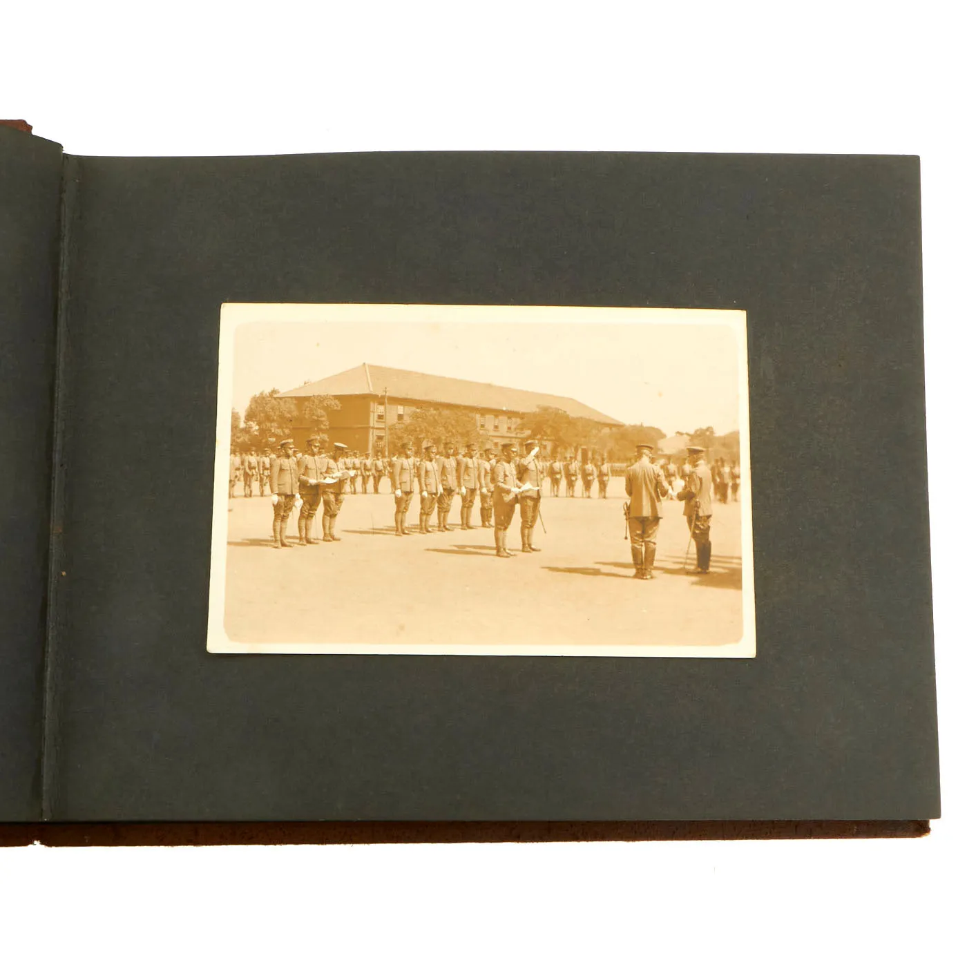 Original Imperial Japanese Army WWII Service Memories Personal Photo Album Featuring Emperor Hirohito - 63 Pictures